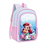 Mochila Escolar Infantil Menina com Alças Bolsa Feminina com Compartimentos Grande 4 á 10 Anos