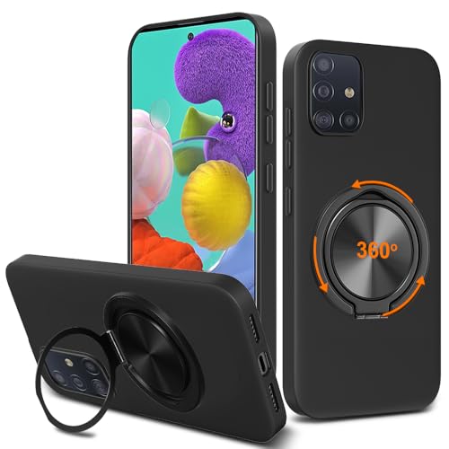 Coque Samsung A51 5G antichoc finies les chutes avec l'anneau rotatif renforcé