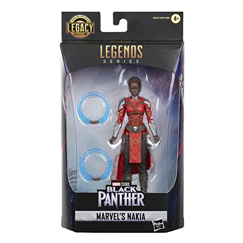 Marvel Legends Series Black Panther Legacy Collection Nakia 6-Inch Action Figure Collectible Toy, 2 Accessories #TOP1