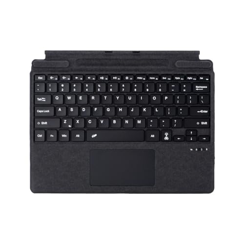 Étui Microsoft Surface Pro 10 2024 noir avec clavier rétroéclairé tactile