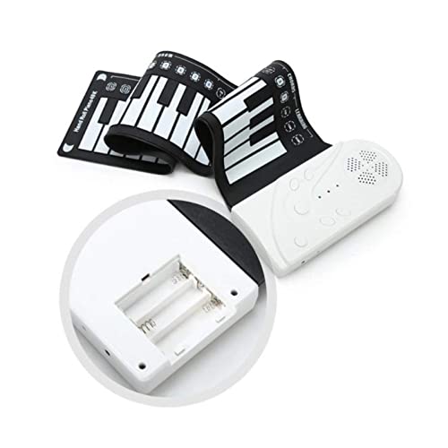 SUFUBAI Piano pliable 49 touches multifonctionnel flexible enroulable piano électronique portable en silicone pour… - Les Beatles, Paul McCartney, John Lennon, RIngo Starr, George Harrison SUFUBAI Piano pliable 49 touches multifonctionnel flexible enroulable piano électronique portable en silicone pour… – Image 4