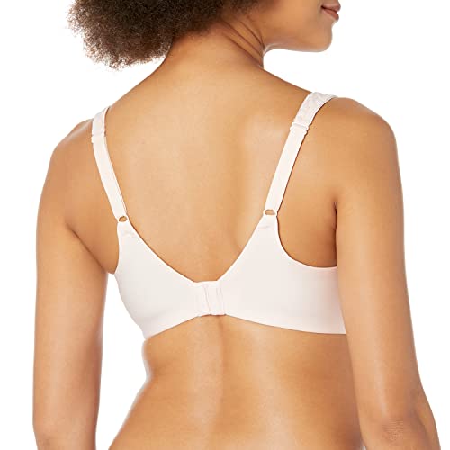 Olga Plus Size Women's Sheer Leaves Minimizer Bra, Rosewater, 36C #TOP1