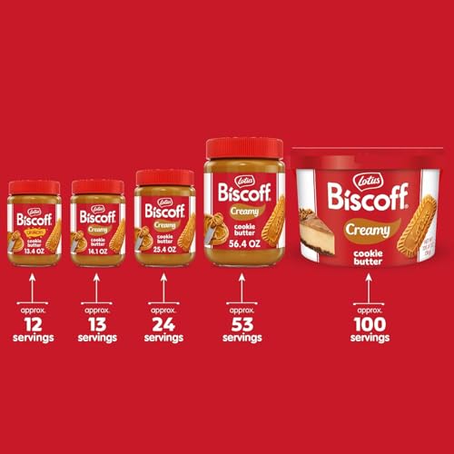 Image of Lotus Biscof Crunchy Cookie Butter Spread, Crispy, GMO Free Family Pack, 400g (From Belgium)*