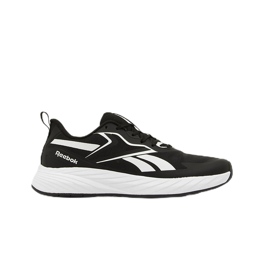 Reebok Zapatillas Deportivas para Hombre, Color Negro, Blanco y Blanco, Talla 43 EU