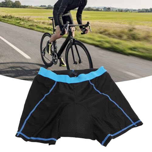 Roupa íntima Masculina de Ciclismo, 3D Acolchoada para Bicicleta Masculina Cinto Elástico Respirável