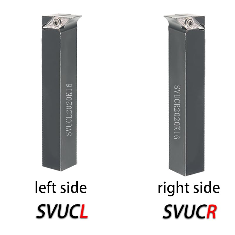 1pc External Turning Tools Holder SVUCR1212H11 SVCUCL1616H11 SVUCR2020K16 SVUCL2525M16 Lather CNC SVCU HSS Cutting Tools(SVUCR1212H11)