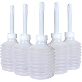5 Pcs Disposable Vaginal Irrigators, 200ml Capacity, 8-Hole Gentle Rinse