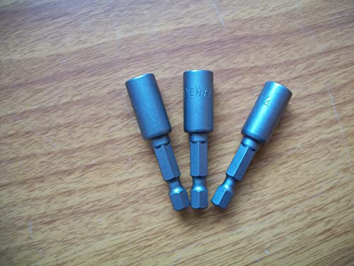Dewalt Dw2218C3 Magnetic Nut Drive- 3 Pack- 1/4" #TOP1