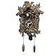 WALPLUS Glockenspiel Braun Vintage Kukuks-Uhr Vogelflattern Kuckucksuhr Moderne Lautstärkeverstellbare Kuckucksuhren Batteriebetriebene Pendel-Cuckoo Clock für Zuhause Wohnzimmer Büro Dekoration