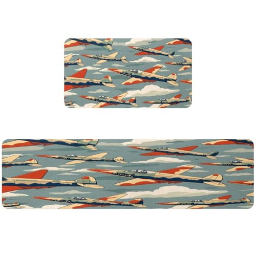 Tapis de cuisine antidérapant lavable contre sol glissant - 2