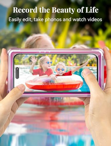 Topgo WPC01 Waterproof Phone Case With Crossbody Lanyard For Snorkeling, Diving And Filming [Underwater Screen Touchable & Water Protector] Cell Phone Dry Box Up To 7 Inch thumb #2