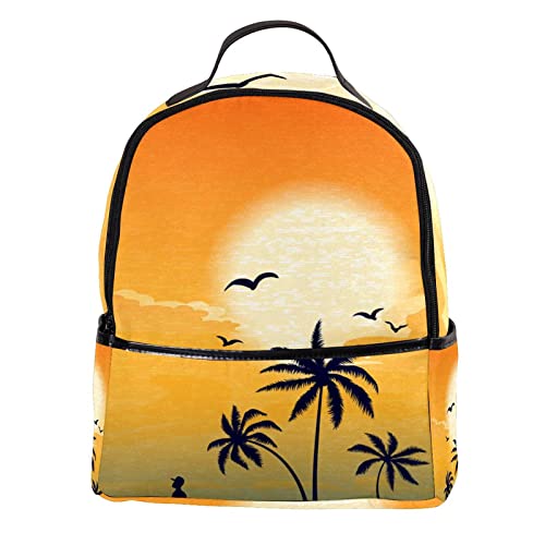 Mochila ligera Sunset Beach multicolor unisex de talla única