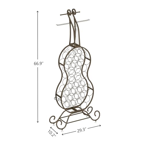 Soporte para botellas de vino de metal FocusOnHome miniatura 7