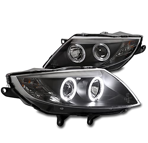 Zmautoparts Halo Projector Headlights Black Compatible With 2003-2008 Bmw Z4 [For Factory Hid/Xenon] #TOP11