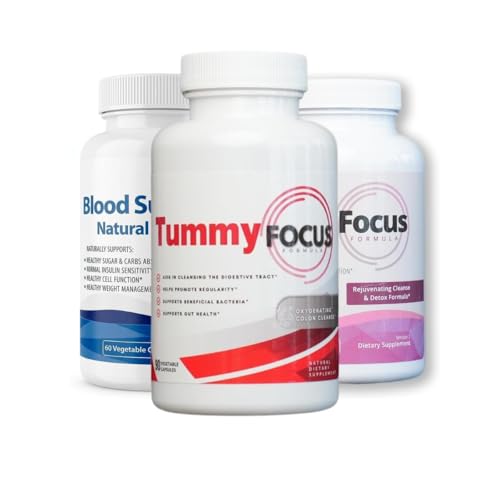 JJ Smith Wellness Essentials Bundle – Metabolic Support & Digestive Balance Trio – Includes Focus Blends for Core Vitality, Gut Health, and Appetite Management – 3-Supplement System
