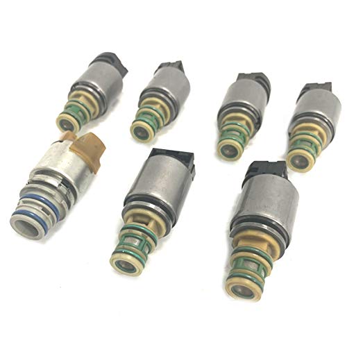 ZDTOPA 7PCS 6R80 AL3P-7G276-AF Transmission Valve Body Solenoid Kit for 09-UP FORD F150