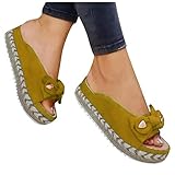 Aniywn Sandals for Women Flat,Women's Bow Tie Sandals Comfy Platform Sandal Shoes Summer Lip On...