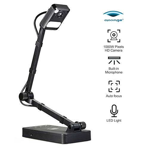 Aibecy Document Camera Scanner 10 Mega-Pixels HD Camera A4 Capture Size Auto Focus Built-in Microphone LED Light Video Shooting for Live Demo, Web Conferencing, Distance Learning, Remote Teaching - Thumbnail 7