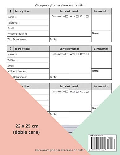 Miniatura 2 de NOTARÍA PÚBLICA. LIBRO DE REGISTRO Lleva un seguimiento detallado Información Personal de Clientes, Servicios Prestados (Escritura, Acta...), ... y