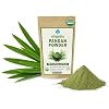 Organic Pandan Powder 4 OZ - Natural Green Food Coloring - Thai Herbal Aromatic Spice for Desserts Stews Curries Tea and Green Pandan Latte - Cut and Sifted