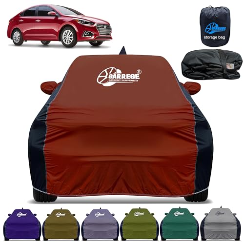 Image of Car Cover for Hyundai Verna All-Weather & Scratch Protection with Mirror & Antenna Pockets | Washable Fabric | Custom Fit | Premium Multicolor | We Send Any One Color from Showing Image