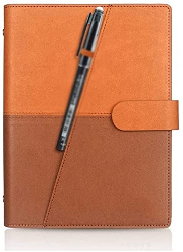 スマート消去可能 ノートブック レザーペーパー 再利用可能 ワイヤーバウンド ノートブック クラウドストレージ フラッシュストレージ 裏地付き ペン付き(カラー:C、サイズ:A5)