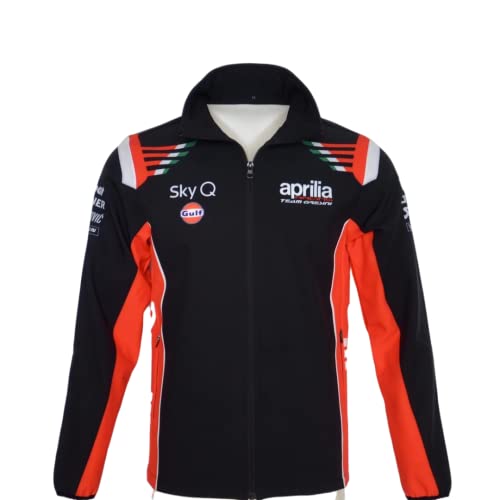 RHSH AAABX Veste à Capuche Combinaison de Course Cardigan pour apr-Ilia Sweat-Shirt zippé pour Hommes Vêtements de Cyclisme Moto Filles/A/L