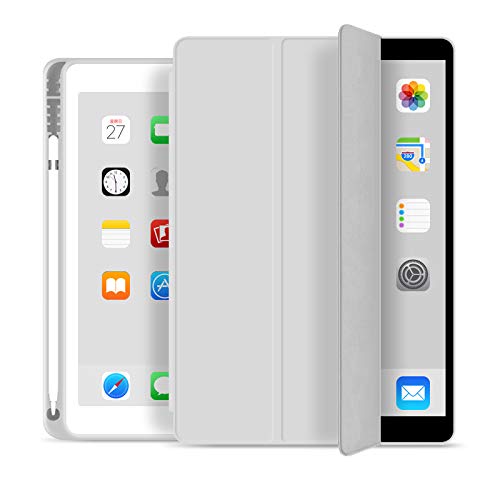 Oaky Case Compatible with iPad Pro 11" 2018 with Pencil Holder Case [Support Pencils Magnetic Attachment and Wireless Charging] 2018 Release - Light Grey (B07ZX55DQ6) Amazon Price History, Amazon Price Tracker