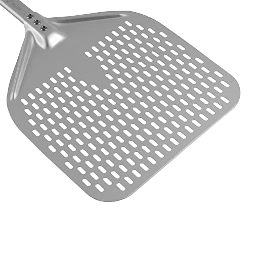 BBQ-Toro Aluminium Pizzaschieber | 30 x 26 cm | Pizzaschaufel für Pizzaofen | Pizzawender zum Backen | Schieber, Grillzubehör, Schaufel, Pizzapaddel, Pizza Schaufel, Pizzaheber, Pizza-Paddelschale