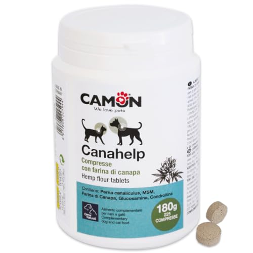 Camon CanAhelp Hanfmehl Tabletten für Hunde und Katzen
