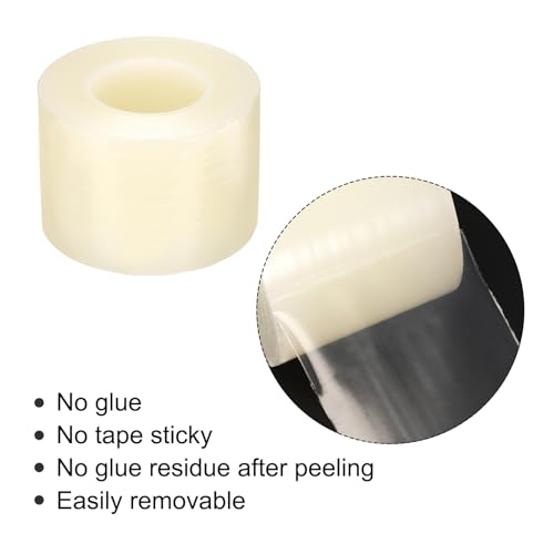 Image of MECCANIXITY Removable Protective Film Tape, 2 Inch x 164 Ft Surface Protective Scratch Film Tape Roll for Furniture, Electrical Appliances, Clear