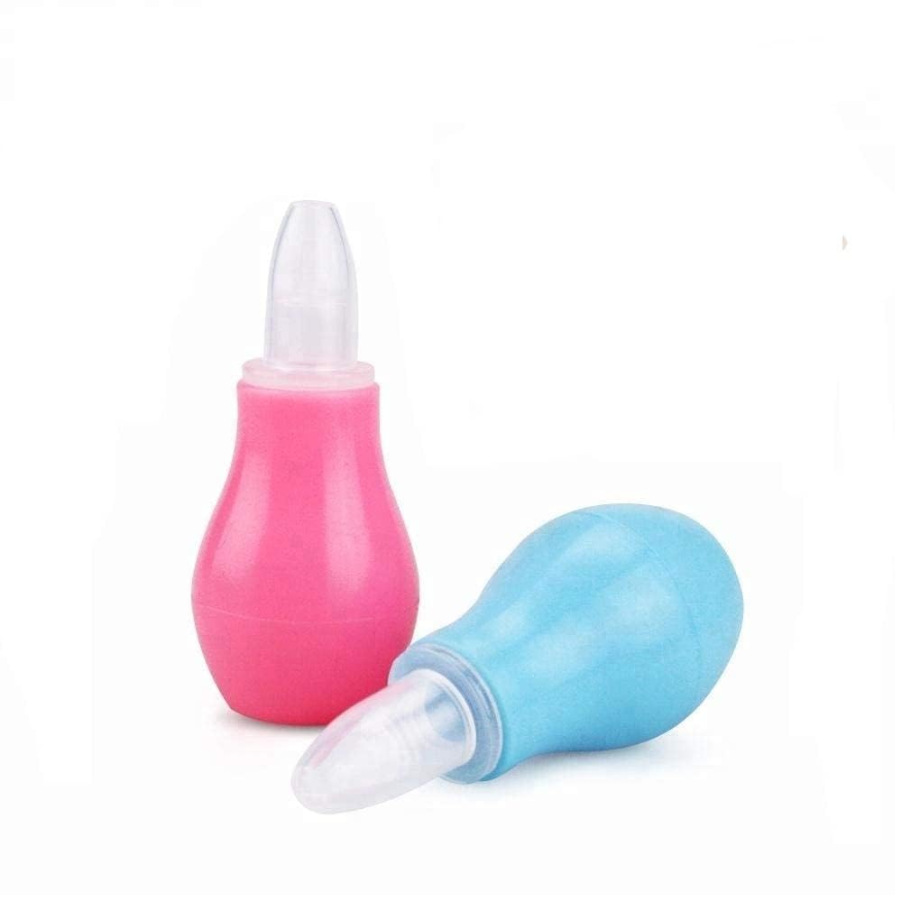 Miracle Moms Baby Nose Cleaner/Nasal Vacuum Sucker Mucus Snot Aspirator for Babies (Pink+ Blue, One size)-image-40