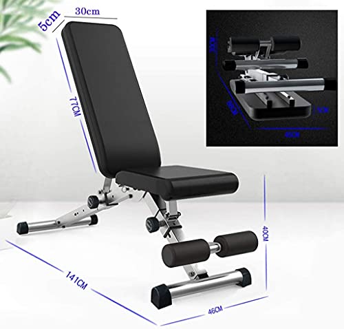 Adjustable Weight Load Training Fitness Gym Adjustable Benches, Heavy Duty Fitness Portable Folding Weight, Flat Incline Drops MultiSus Exercise Workout Bench, Home Gym Sit Up Bench Weighth - Image 8