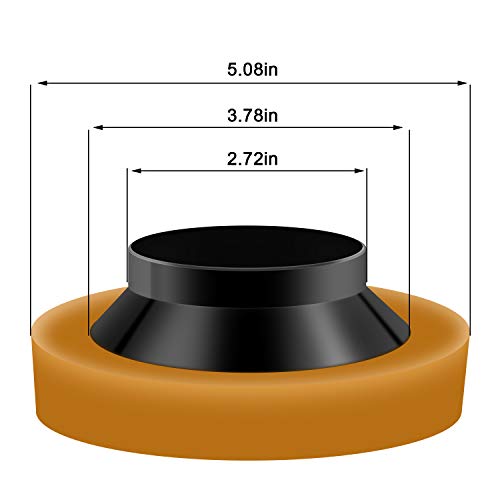 11 Pieces Toilet Wax Ring Kit Include Closet Bolts, Bolt Caps, Thick Flange And Retainer Washers, Fits 3 Inch And 4 Inch Waste Lines For Toilet Gas Odor And Watertight Sealing Supplies #TOP1