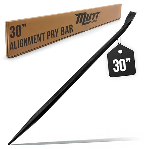 Mutt Tools 30 Inch Alignment Pry Bar for Ironworker Heavy Duty Sleever Bar