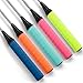 Jadive 100 Pcs Tennis Racket Grip Tape Anti Slip Tennis Overgrips PU Absorbent Badminton Grip Tape for Badminton Racquet Fishing Rods (Bright Colors)