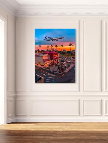 Tableau Plexiglas Premium Los Angeles brillant verre acrylique d'art