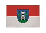  U24 Aufnäher Burgau Fahne Flagge Aufbügler Patch 9 x 6 cm