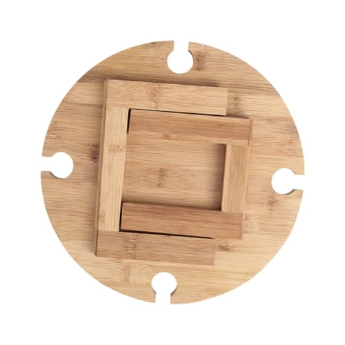 Table basse pliante bois portable meuble extérieur pour randonnée - 2