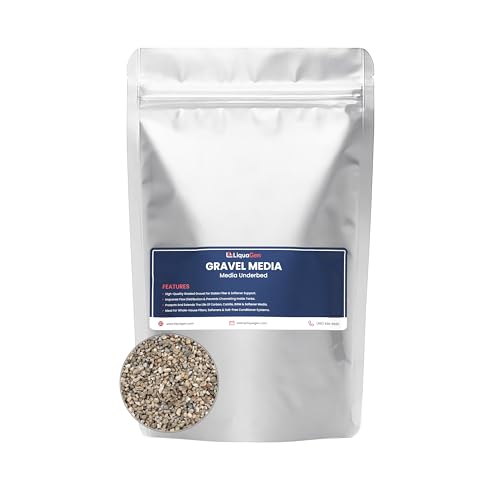 Image of LiquaGen - Gravel for Water Softeners (5 LBS) | Media to Neutralize Hard Water | Fine Bulk Gravel Compactor Substrate for Soft Water & Clean Purified Water