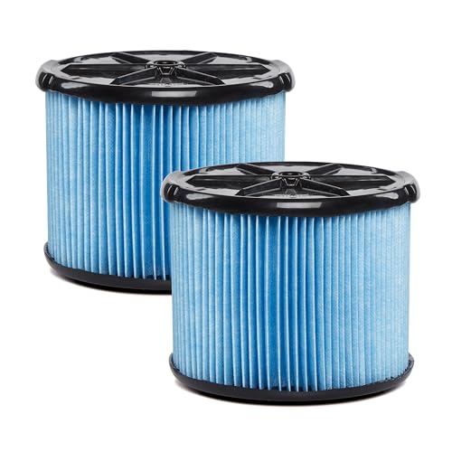 WORKSHOP Wet/Dry Vacs Fine Dust Filter (Set of 2) Size: 3-4.5 Gallon