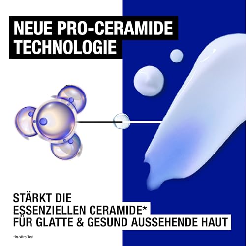 Neutrogena Deep Moisture Bodylotion Sensitive, parfümfreie Körperlotion für empfindliche, trockene Haut, nicht fettende Hautpflege Lotion mit Glycerin & Pro-Ceramide Technologie (250 ml) – Bild 5