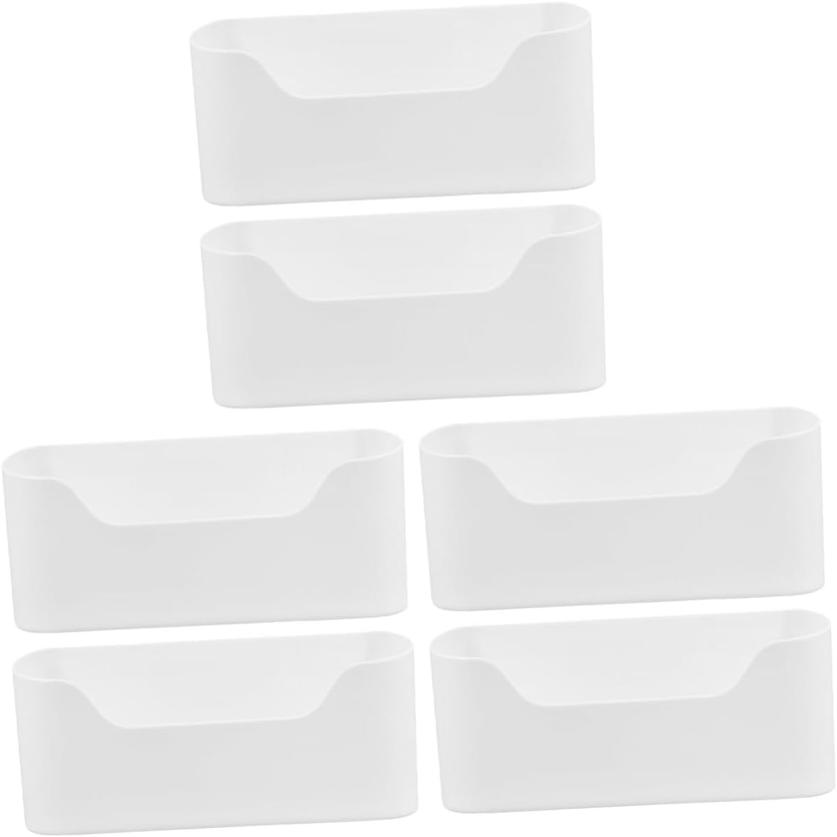 PRETYZOOM 6pcs Cabinet Shelf Organizers over The Door Pantry Organizer Adhesive Hanging Basket