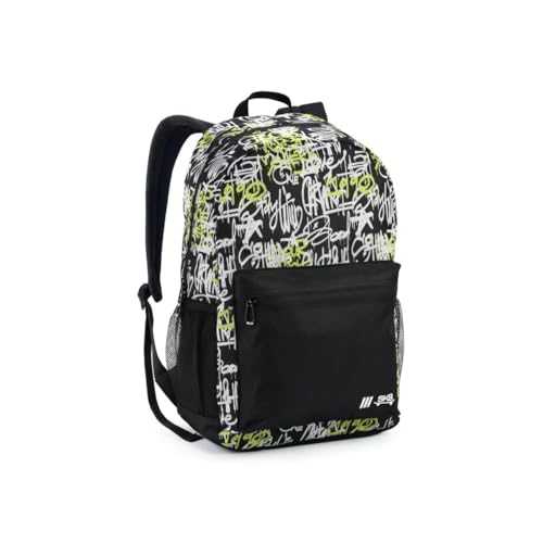 Mochila Juvenil Grafite Skate Surfing Escolar Reforçada (BRANCO)