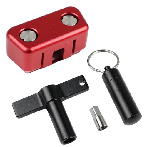 Tamirey OBD2 Lock, Universal OBD Port Lock Anti-Theft Device for Car, SUV, Truck, Secure OBD2 Port Protector with Key (Red)