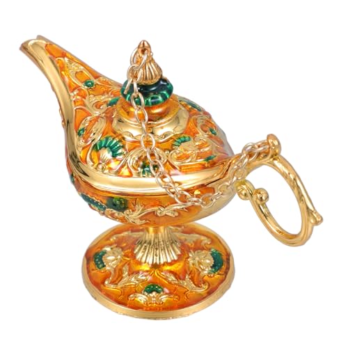 VICASKY Luce Da Tavolo Vintage in Lega Di Zinco Ornamento Illuminato Per Arredamento Casa Arredamento Retro Per Mensole Casalinghi Unici Per Soggiorno Camera Da Letto