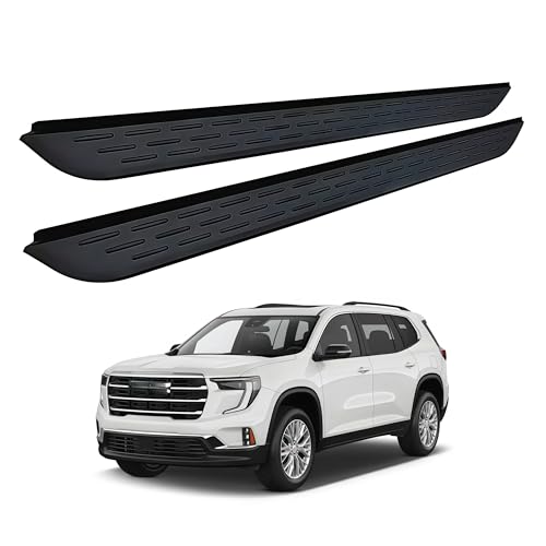 Estribos laterales negro 2PCS para GMC Acadia 2024-2026 miniatura 1