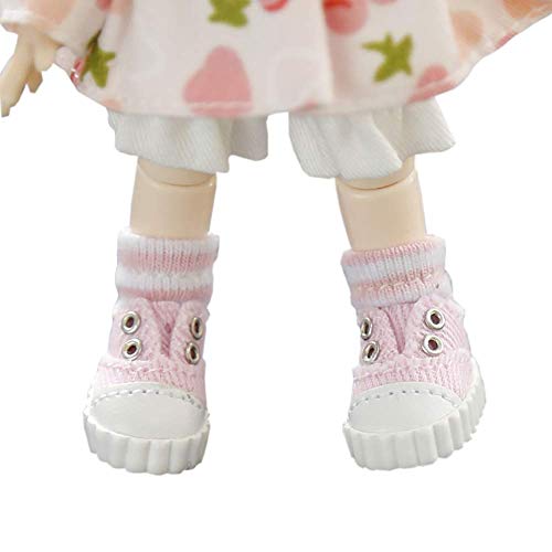 rakulifey オビツ11靴 OB11サイズ オビツドール用シューズ 可愛 4色