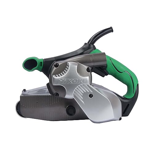 HIKOKI SB8V2S9Z- Corded Belt Sander with 1020 Watts Powerful Motar with Variable Speed Dial, Belt Size - 76 X 533mm, 450 RPM, 4.3 Kg, with Sanding Belt, & Dust Collect Bag Included