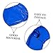TOYANDONA Trampoline Pad Replacement Safety Cushion Padding for Outdoor Use Water-Resistant Spring Cover Multi-Functional Against Sun Rain Feet